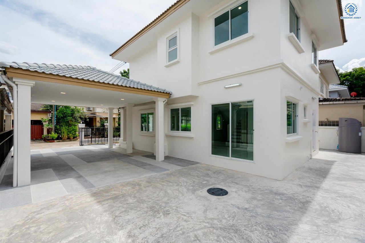 บ้านมือสองตกแต่งใหม่ แบรนด์ LH ม.ชัยพฤกษ์ บางบัวทอง หลังใหญ่ เนื้อที่ 67 ตร.ว. ฟังก์ชัน 3 ห้องนอน 2 ห้องน้ำ จอดรถได้ 2 คัน พร้อม Facilities ครบครัน บนทำเลเดินทางสะดวก ติดถนนบางกรวย-ไทรน้อย ใกล้เซ็นทรัลเวสต์เกต และรถไฟฟ้าสายสีม่วง "สถานีบางพลู"...